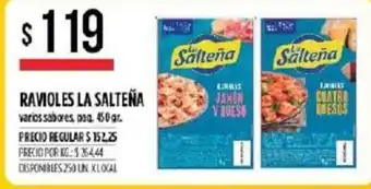 Supermercados Vea Ravioles La Salteña 450gr oferta