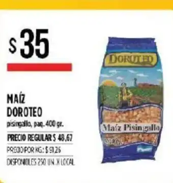 Supermercados Vea Doroteo Maíz 400gr oferta