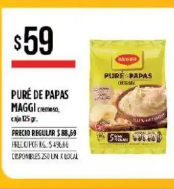 Supermercados Vea Maggi Puré De Papas 125g oferta