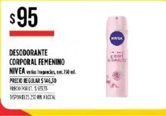 Supermercados Vea Nivea Desodorante Corporal Femenino 150ml oferta