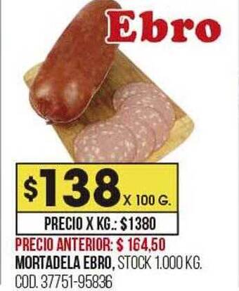 Coto Mortadela ebro oferta