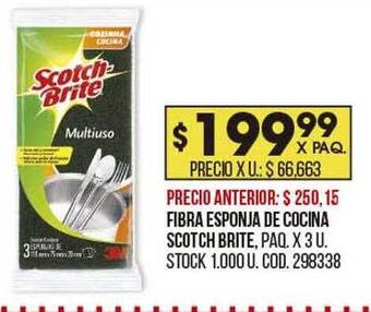 Coto Fibra esponja de cocina scotch brite oferta