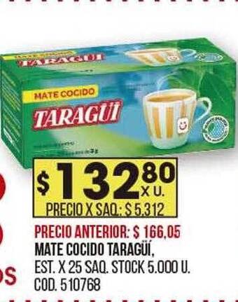 Coto Mate cocido taragüi oferta