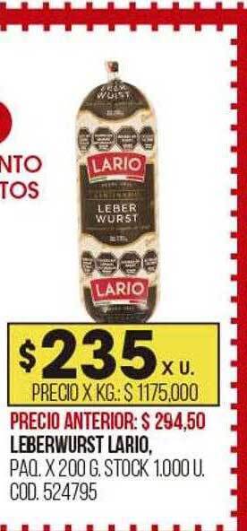 Coto Leberwurst lario oferta