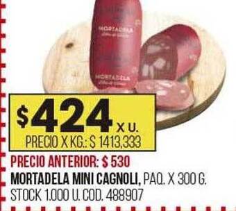 Coto Mortadela mini cagnoli oferta