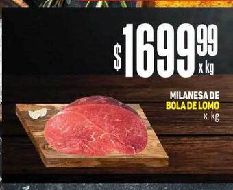 Makro Milanesa de bola de lomo x kg oferta