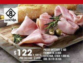 Coto Fiambre de cerdo la octava oferta