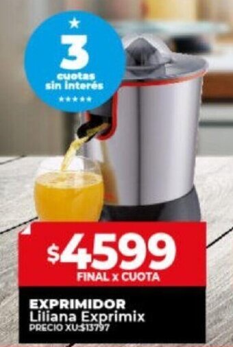 Supermayorista Vital Exprimidor Liliana Exprimix oferta