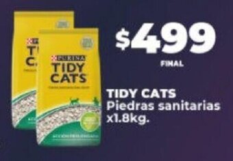 Supermayorista Vital Tidy Cats Piedras Sanitarias x 1.8kg oferta