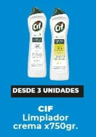 Supermayorista Vital Cif Limpiador Crema x 750g oferta