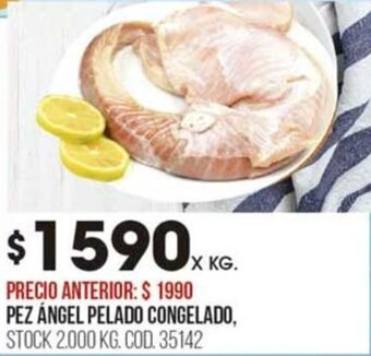 Coto Pez Ángel Pelado Congelado x kg oferta