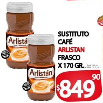 Supermercados Caracol Sustituto Café Arlistán Frasco x 170g oferta