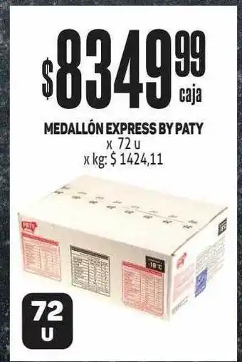 Makro Medallón express by paty oferta