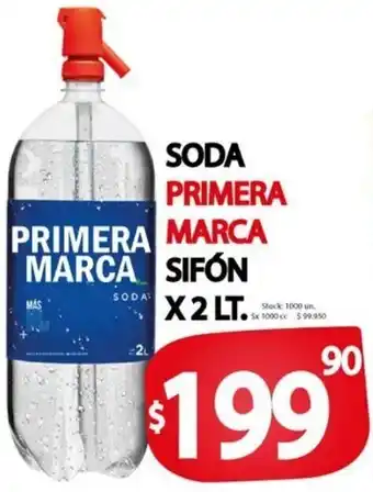 Supermercados Caracol Soda Primera Marca Sifón x 2lt oferta