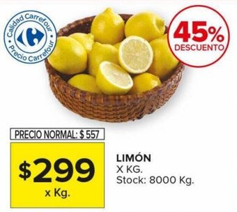 Carrefour Maxi Limón x kg oferta