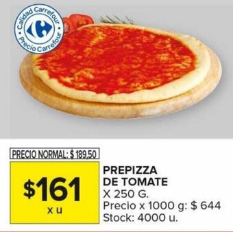 Carrefour Maxi Prepizza de Tomate x 250g oferta