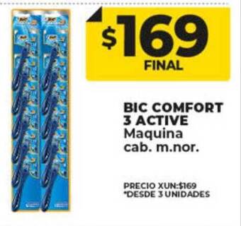 Supermayorista Vital Bic comfort 3 active maquina cab m nor oferta