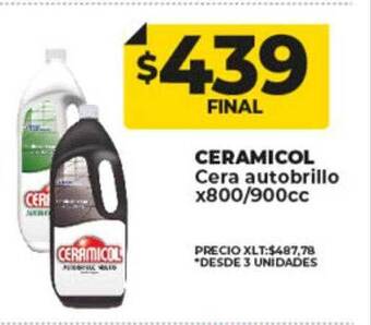 Supermayorista Vital Ceramicol cera autobrillo oferta