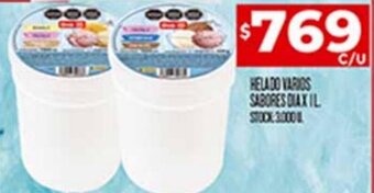 Supermercados DIA Helado Varios Sabores Dia x 1L oferta