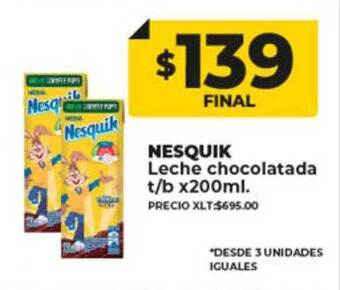 Supermayorista Vital Nesquik leche chocolatada t b oferta