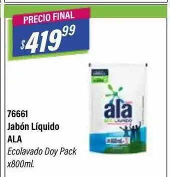 Micropack Jabón liquido ala ecolvado doy pack oferta