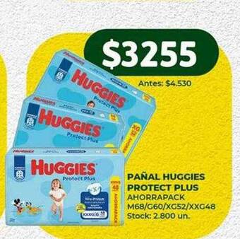 Super MAMI Pañal huggies protect plus oferta