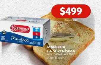 Super MAMI Manteca la serenisima multivitamina oferta