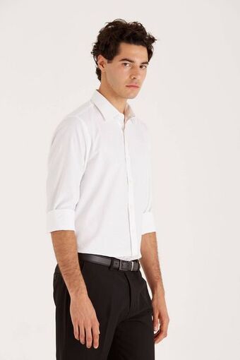 Macowens Camisa ratier blanca oferta