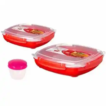 Tio Musa Set de 2 contenedores sistema microondas + 1 recipiente para yogurt oferta