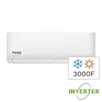 Frávega Aire acondicionado split frio/calor inverter siam smin35ha3bn 3550w 3000f oferta