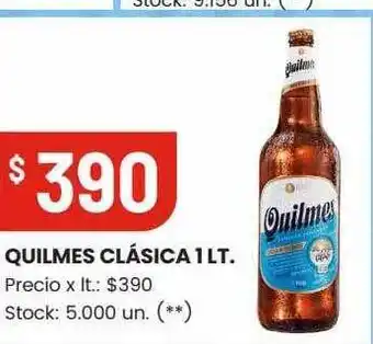 Walmart Quilmes clásica 1 lt. oferta