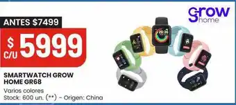 Walmart Smartwatch grow home gr68 oferta