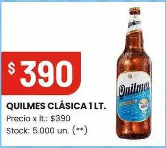 Changomas Quilmes clásica 1 lt. oferta