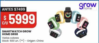 Changomas Smartwatch grow home gr68 oferta