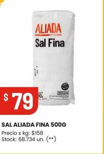Changomas Sal aliada fina 500g oferta