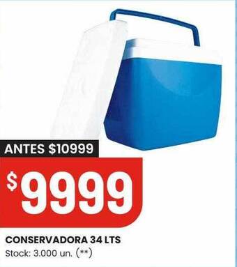 Changomas Conservadora 34 lts oferta