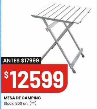 Changomas Mesa de camping oferta
