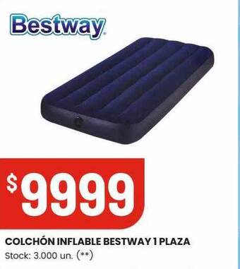 Changomas Colchón inflable bestway 1 plaza oferta