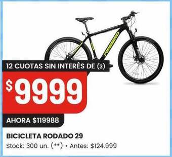 Changomas Bicicleta rodado 29 oferta