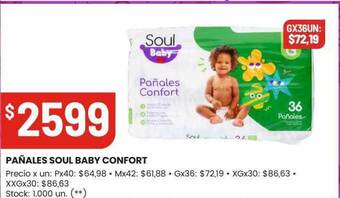 Changomas Pañales soul baby confort oferta