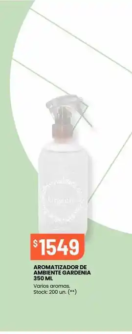 Changomas Aromatizador de ambiente gardenia 350 ml oferta