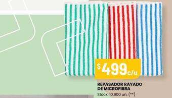 Changomas Repasador rayado de microfibra oferta