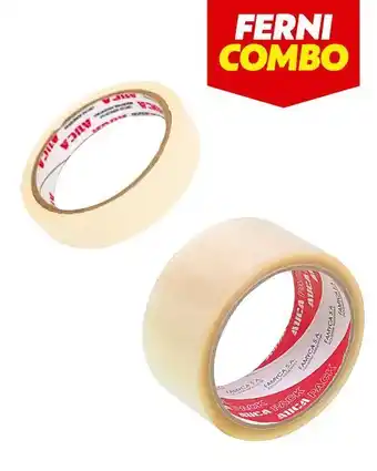 Ferniplast Combo cinta de embalar 45x40m + cinta de papel 18x20m auca oferta