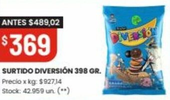 Changomas Surtido Diversión 398g oferta