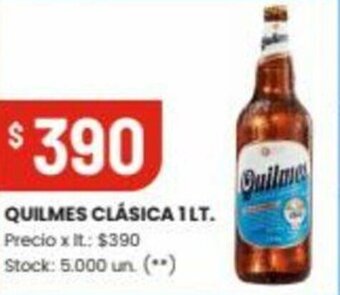 Changomas Quilmes Clásica 1lt oferta