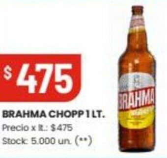 Changomas Brahma Chopp 1lt oferta