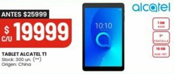 Changomas Tablet Alcatel T1 oferta