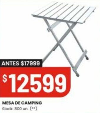 Changomas Mesa de Camping oferta