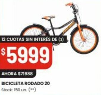 Changomas Bicicleta Rodado 20 oferta