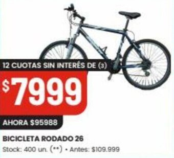 Changomas Bicicleta Rodado 26 oferta